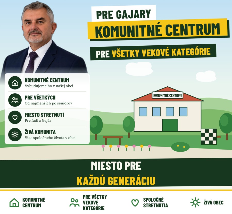 Vizualizácia: Komunitné centrum pre všetky vekové kategórie